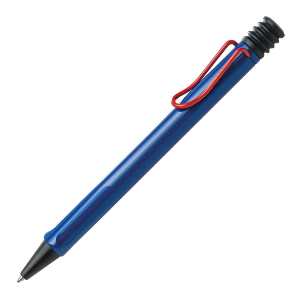 Lamy 214Mk Safari Tükenmez Kalem Kırmızı Renk Klips Mavi