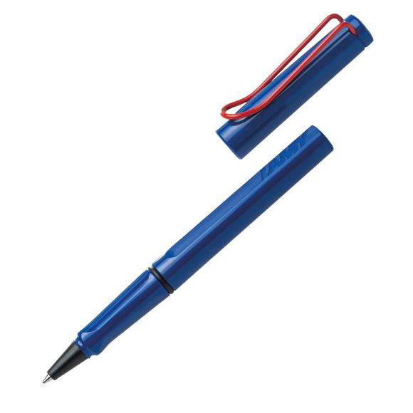 Lamy 314Mk Safari Roller Kalem Kırmızı Renk Klips Mavi