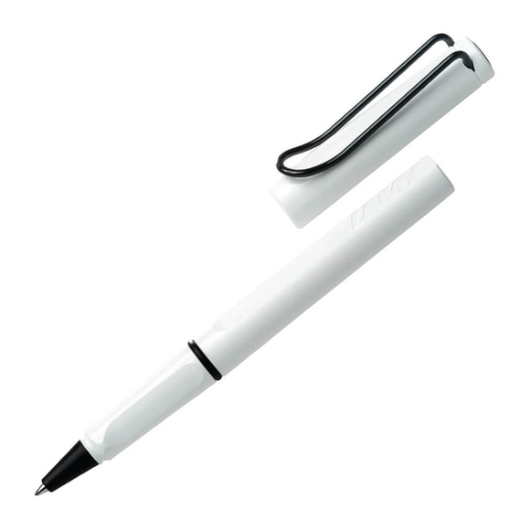 Lamy 319Bs Safari Roller Kalem Siyah Renk Klips Beyaz