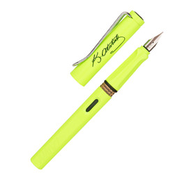 Lamy Safari Atatürk İmzalı Dolma Kalem Neon Limon Yeşili 43A-M - Thumbnail