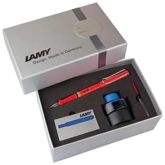 Lamy Safari Dolma Kalem Seti Kırmızı 16DS-M