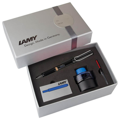 Lamy Safari Dolma Kalem Seti Parlak Siyah 19SDS-M - Thumbnail