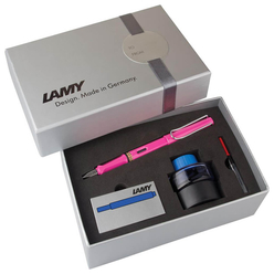 Lamy Safari Dolma Kalem Seti Pembe 13PDS-M - Thumbnail