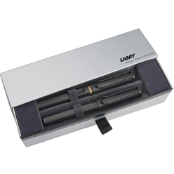 Lamy Safari Dolma ve Roller Kalem Seti 2’li Mat Siyah 17-M/317 - Thumbnail