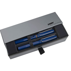 Lamy - Lamy Safari Dolma ve Roller Kalem Seti 2’li Mavi 14-M/314