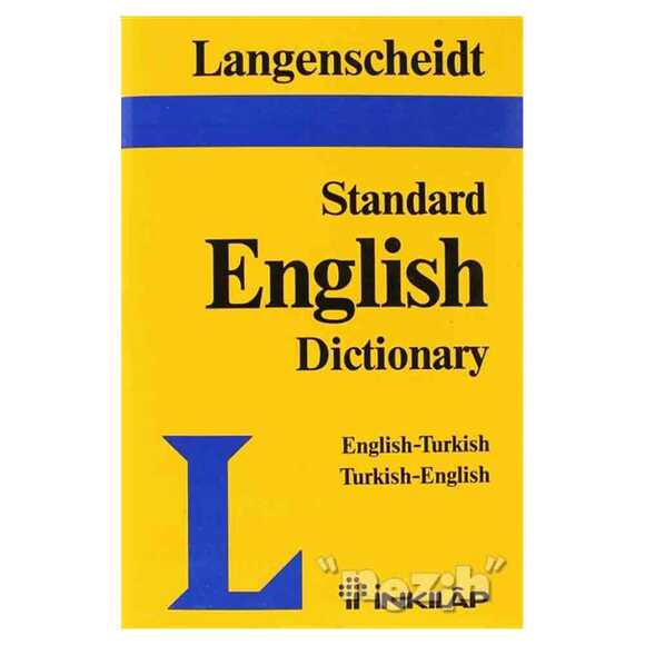 Langenscheid Standard English Dictionary English-Turkish Turkish-English