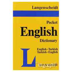Langenscheidt Pocket English Dictionary English-Turkish / Turkish-English - Thumbnail
