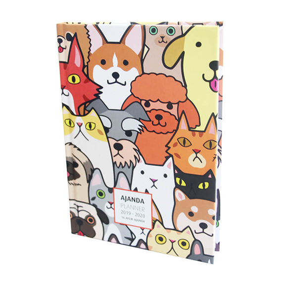 Larus 16 Aylık Ajanda 2019-2020 Dog And Cats