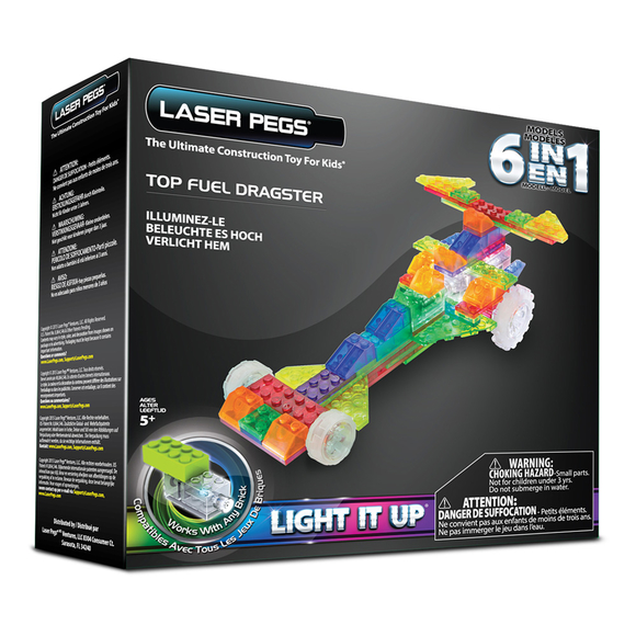 Laser Pegs 6in1 Dragster ZD130B