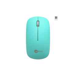 Lecoo Kablosuz Mouse Sessiz Usb Turkuaz WS214 - Thumbnail