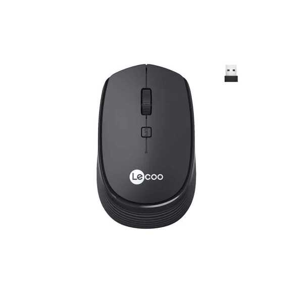 Lecoo Kablosuz Usb Mouse Siyah WS202