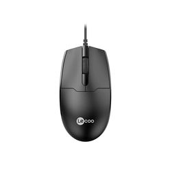 Lecoo Siyah Usb Kablolu Mouse MS101 - Thumbnail