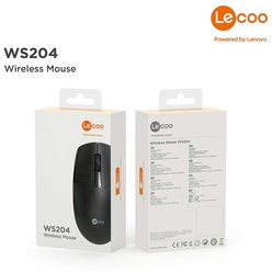 Lecoo Siyah Usb Kablosuz Mouse WS204 - Thumbnail