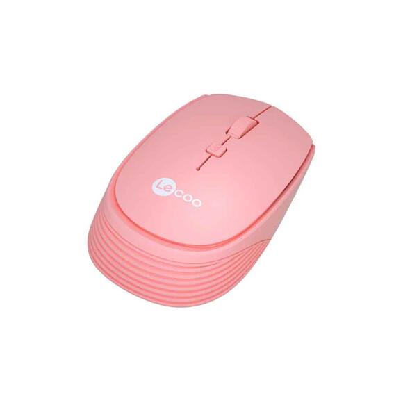 Lecoo WS202-P Kablosuz Usb Mouse Pembe