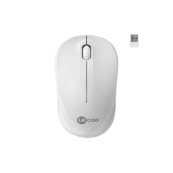 Lecoo WS206 Kablosuz Mouse 1200 DPI 3 Tuşlu Beyaz