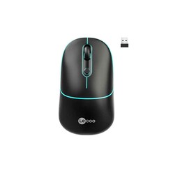 Lecoo WS210 Wireless Mouse 2.4 Ghz Siyah Şarjlı - Thumbnail
