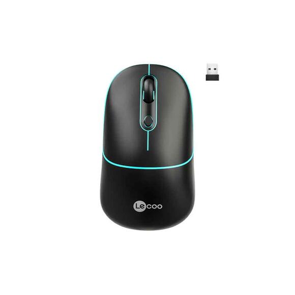 Lecoo WS210 Wireless Mouse 2.4 Ghz Siyah Şarjlı