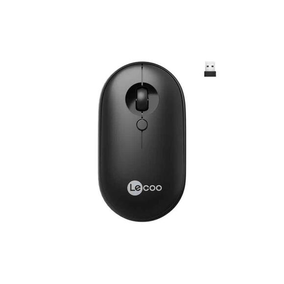Lecoo WS212 Kablosuz Mouse 1600 DPI 4 Tuşlu Optik Sıyah