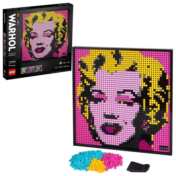 LEGO Art Andy Warhol’un Marilyn Monroe 31197 Yapım Seti (3341 Parça)