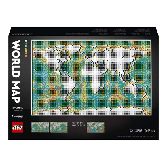 Lego Art Dünya Haritası 31203
