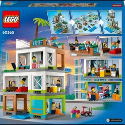 LEGO City Apartman Binası 60365 Oyuncak Yapım Seti (688 Parça) - Thumbnail