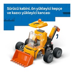 Lego City Araçlar İnşaat Yükleyicisi 60483 - Thumbnail