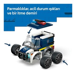 Lego City Araçlar Polis Kamyonu 60481 - Thumbnail