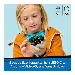 Lego City Araçlar Video Oyunu Yarış Arabası 60484 - Thumbnail