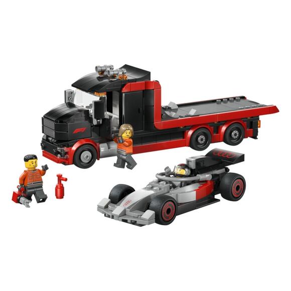 Lego City Audi F1 Yarış Arabalı F1 Sergileme Kamyonu 60493