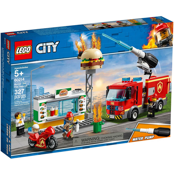 Lego City Burger Bar Fire Rescue 60214
