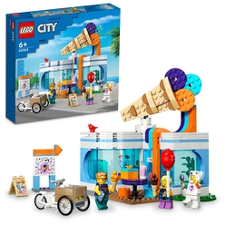 LEGO City Dondurma Dükkanı 60363 - 6 Yaş ve Üzeri Çocuklar için Oyuncak Yapım Seti (296 Parça) - Thumbnail