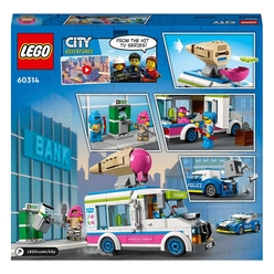 Lego City Dondurma Kamyonu Polis Takibi 60314 - Thumbnail