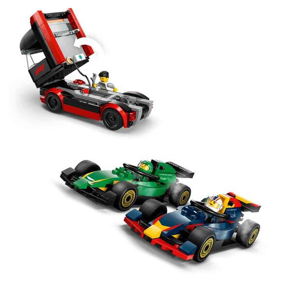 Lego City F1 Kamyon RB20 ve AMR24 60445