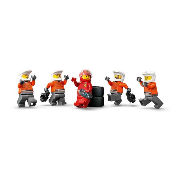 Lego City F1 Pit Stop ve Ekibi 60443