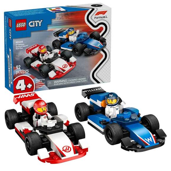 Lego City F1 Williams ve Haas 60464
