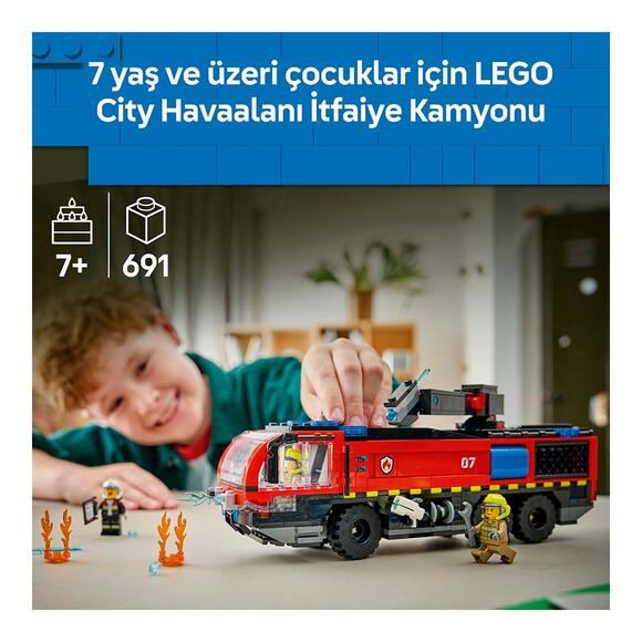 Lego City Havaalanı İtfaiye Kamyonu 60499