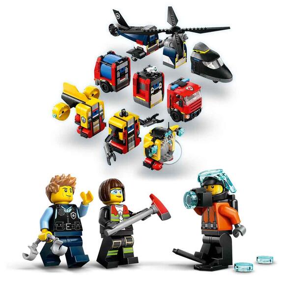 Lego City Helikopter, İtfaiye ve Denizaltı 60462