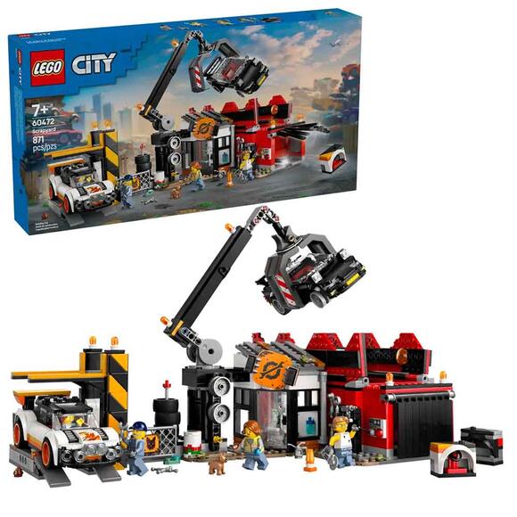 Lego City Hurdalık Ve Arabalar 60472