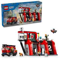 Lego City İtfaiye Kamyonlu İtfaiye Merkezi 60414 - Thumbnail
