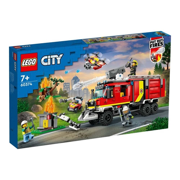 Lego City İtfaiye Komuta Kamyonu 60374 