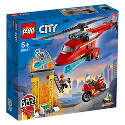 Lego City İtfaiye Kurtarma Helikopteri 60281 - Thumbnail