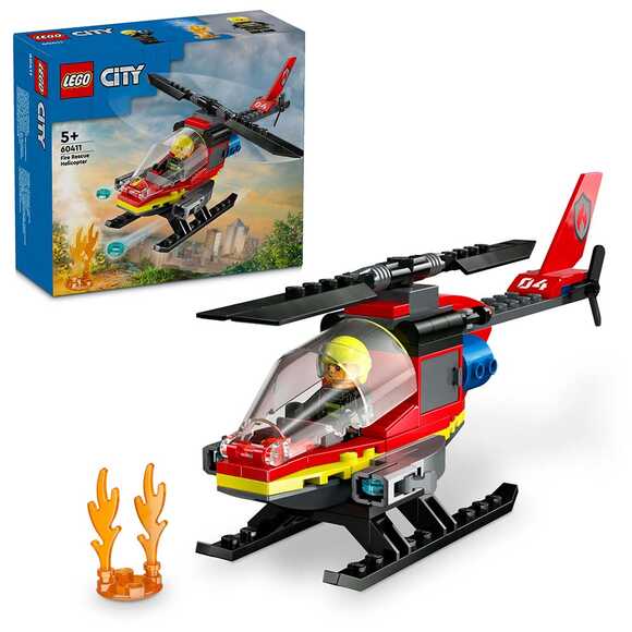 Lego City İtfaiye Kurtarma Helikopteri 60411
