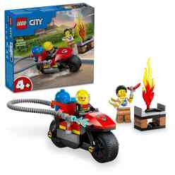 Lego City İtfaiye Kurtarma Motosikleti 60410 - Thumbnail
