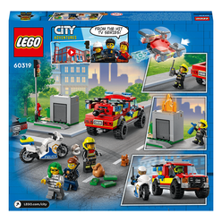 Lego City İtfaiye Kurtarma Operasyonu ve Polis Takibi 60319 - Thumbnail