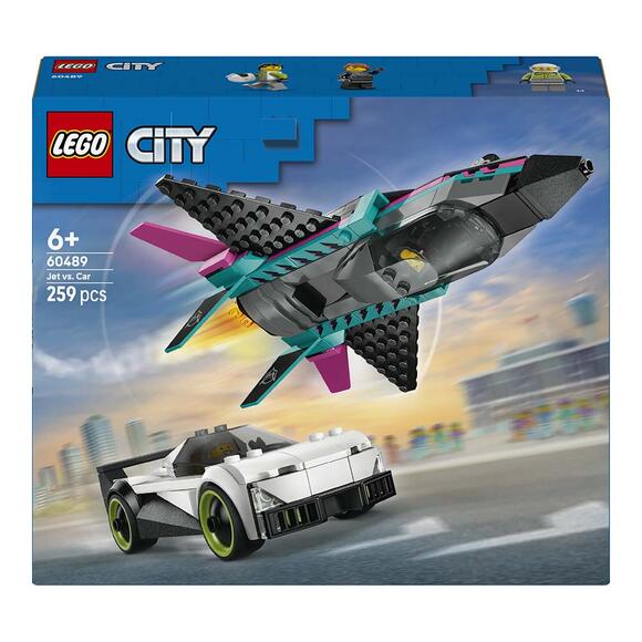 Lego City Jet Arabaya Karşı 60489