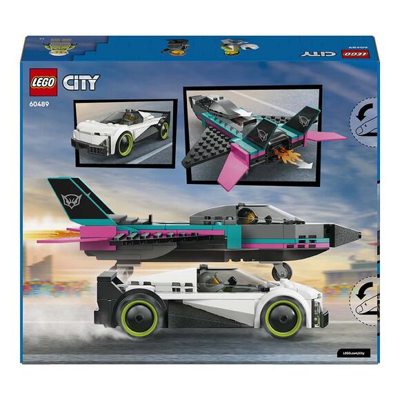 Lego City Jet Arabaya Karşı 60489