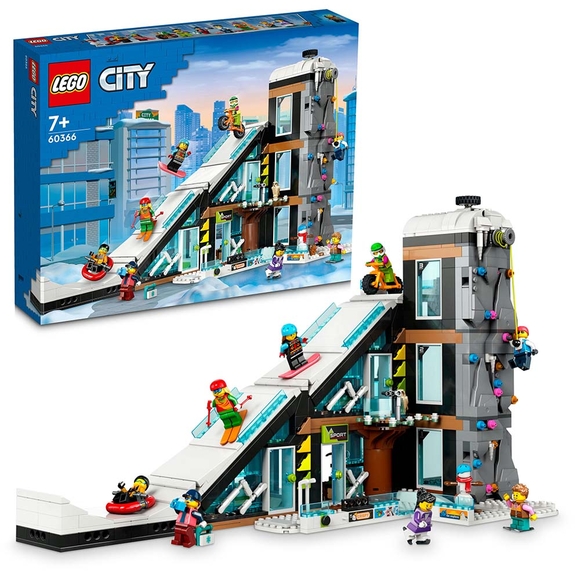 LEGO City Kayak ve Dağcılık Merkezi 60366 Oyuncak Yapım Seti (1054 Parça)