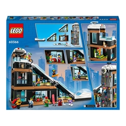 LEGO City Kayak ve Dağcılık Merkezi 60366 Oyuncak Yapım Seti (1054 Parça) - Thumbnail