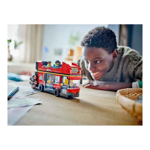 Lego City Kırmızı İki Katlı Gezi Otobüsü Oyuncağı 60407