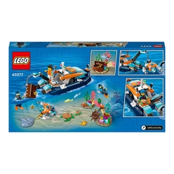 LEGO City Kâşif Dalış Kapsülü 60377 Oyuncak Yapım Seti (182 Parça) - Thumbnail